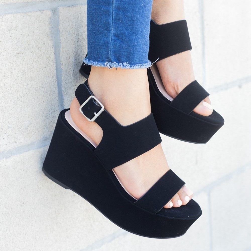 Soda Sailor-S thick open toe straps - adjustable slingback strap - comfy insole